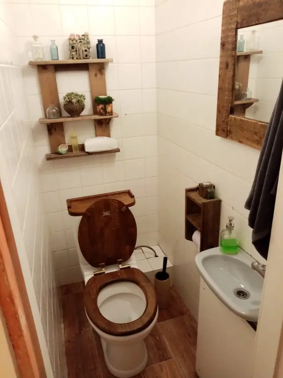 новый унитаз занял свое место